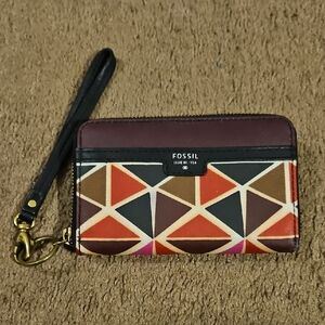 Fossil Multicolor Ivy Wristlet